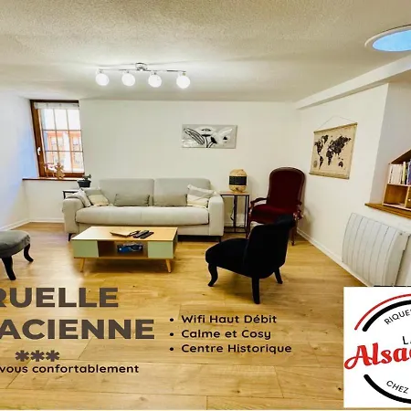 LA RUELLE ALSACIENNE, Appartement Cosy au Calme, Centre Historique, Route des Vins Riquewihr Extérieur photo